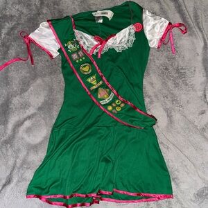 Junior’s Girl Scout Costume- Size Small- Teen Halloween costume for girls